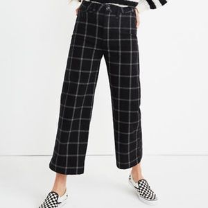 Madewell Wide Leg Emmett Canvas Pants